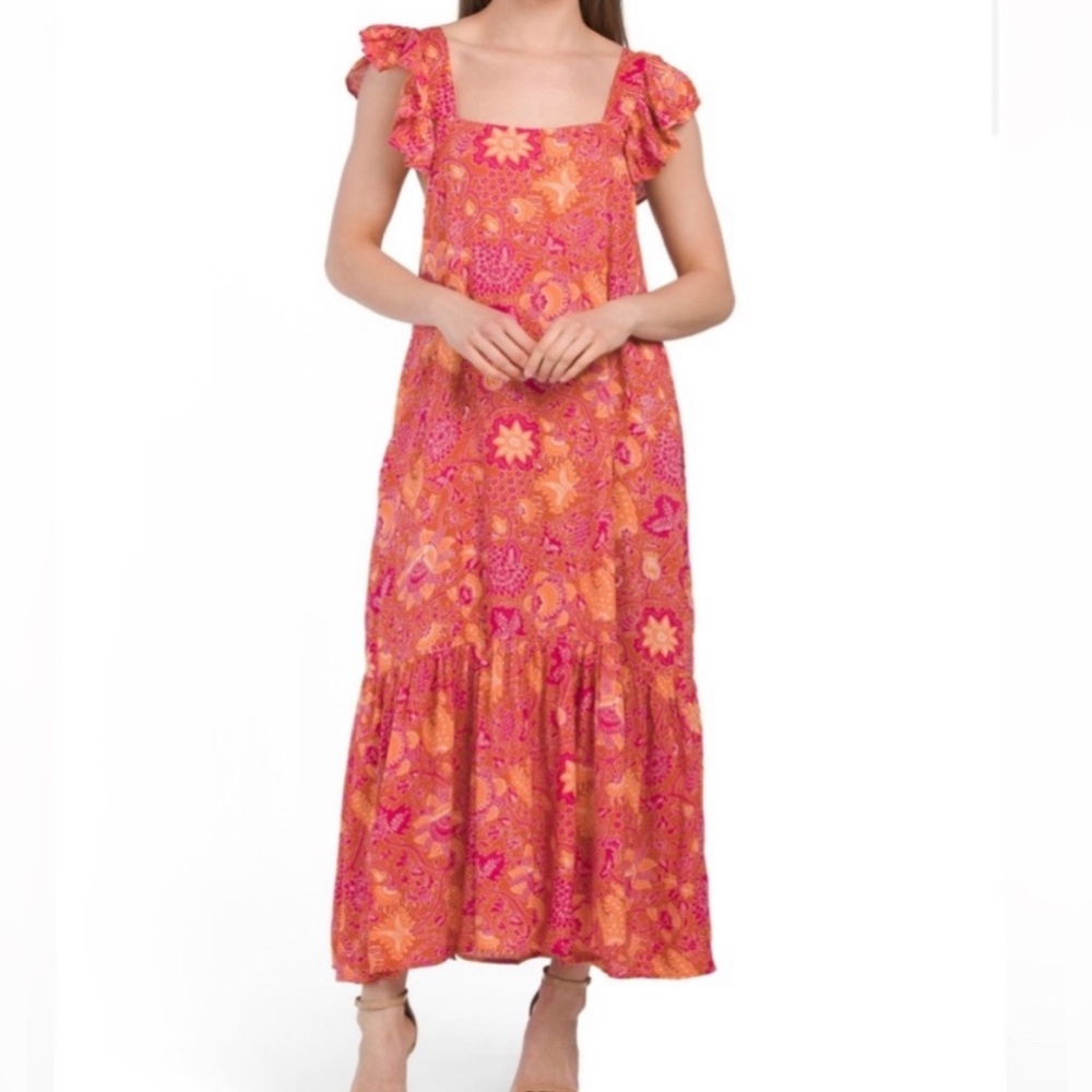 House of Harlow 1960 Flutter Sleeve Dress Size Small